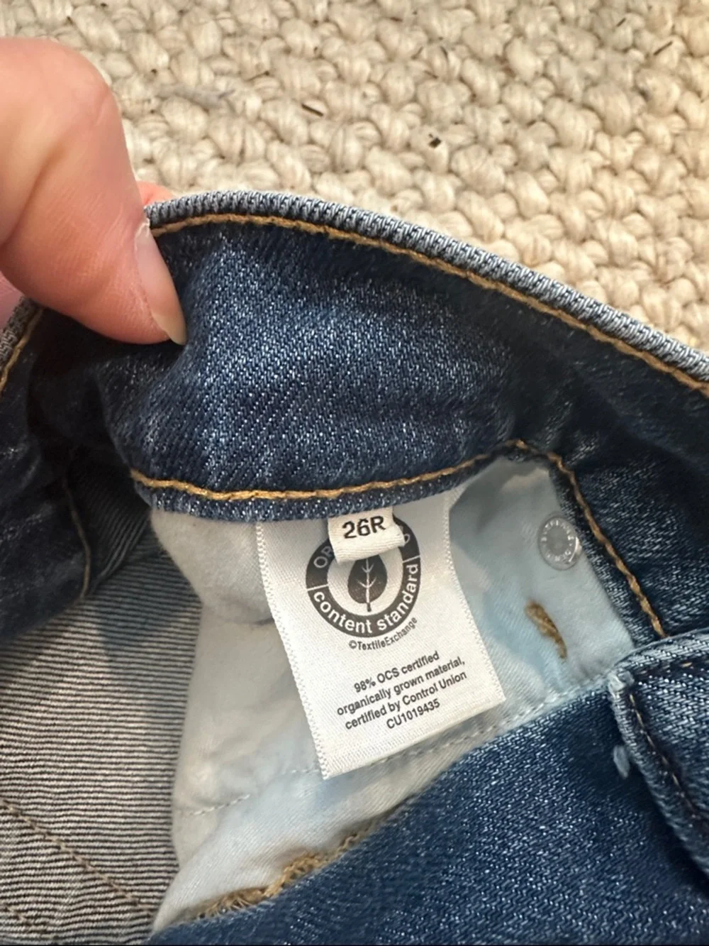 Everlane barrel jeans “the way high curve”
